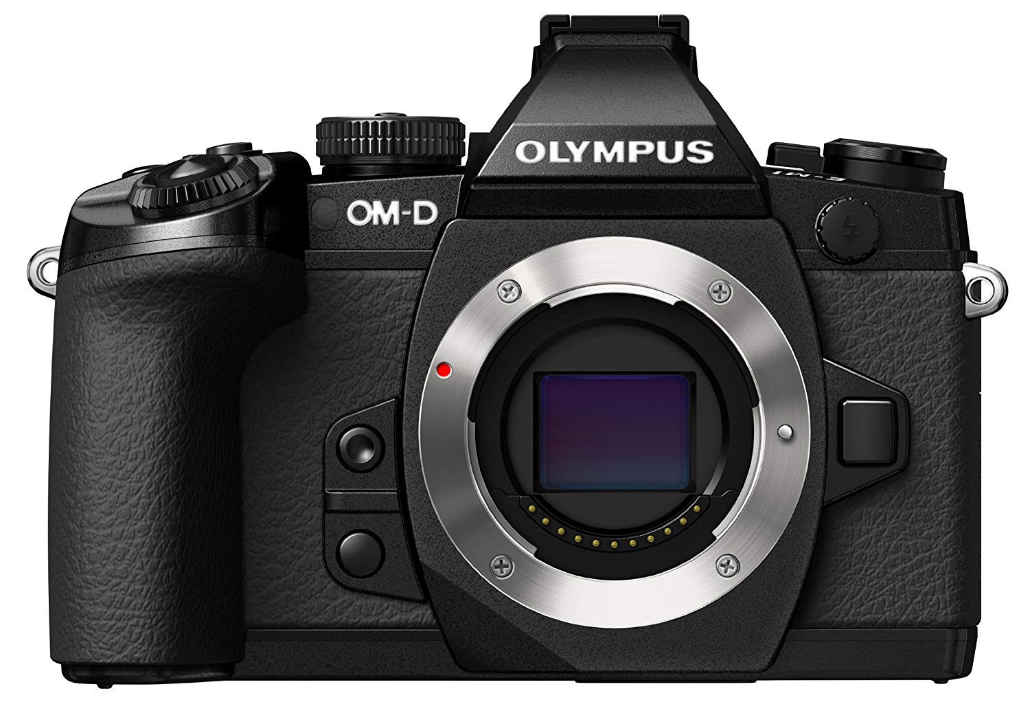 Olympus OM-D E-M1无反光镜数码相机，带16MP和3英寸LCD（仅机身）（黑色）