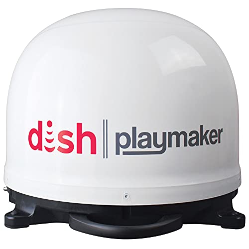 Winegard Dish Playmaker 双便携式自动卫星天线，带 Dish Wally 高清接收器...