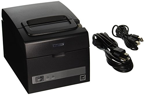 Citizen America 美国 CT-S310II-U-BK CT-S310II 系列两色 POS 热敏打印机，带 PNE 传感器，160 毫米/秒打印速度，USB/串行连接，黑色