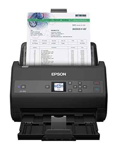 Epson Workforce ES-865 高速彩色双面文档扫描仪，带 Twain 驱动程序