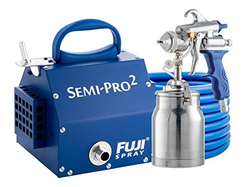 Fuji Spray Fuji 2202 Semi-PRO 2 HVLP 喷涂系统，蓝色...