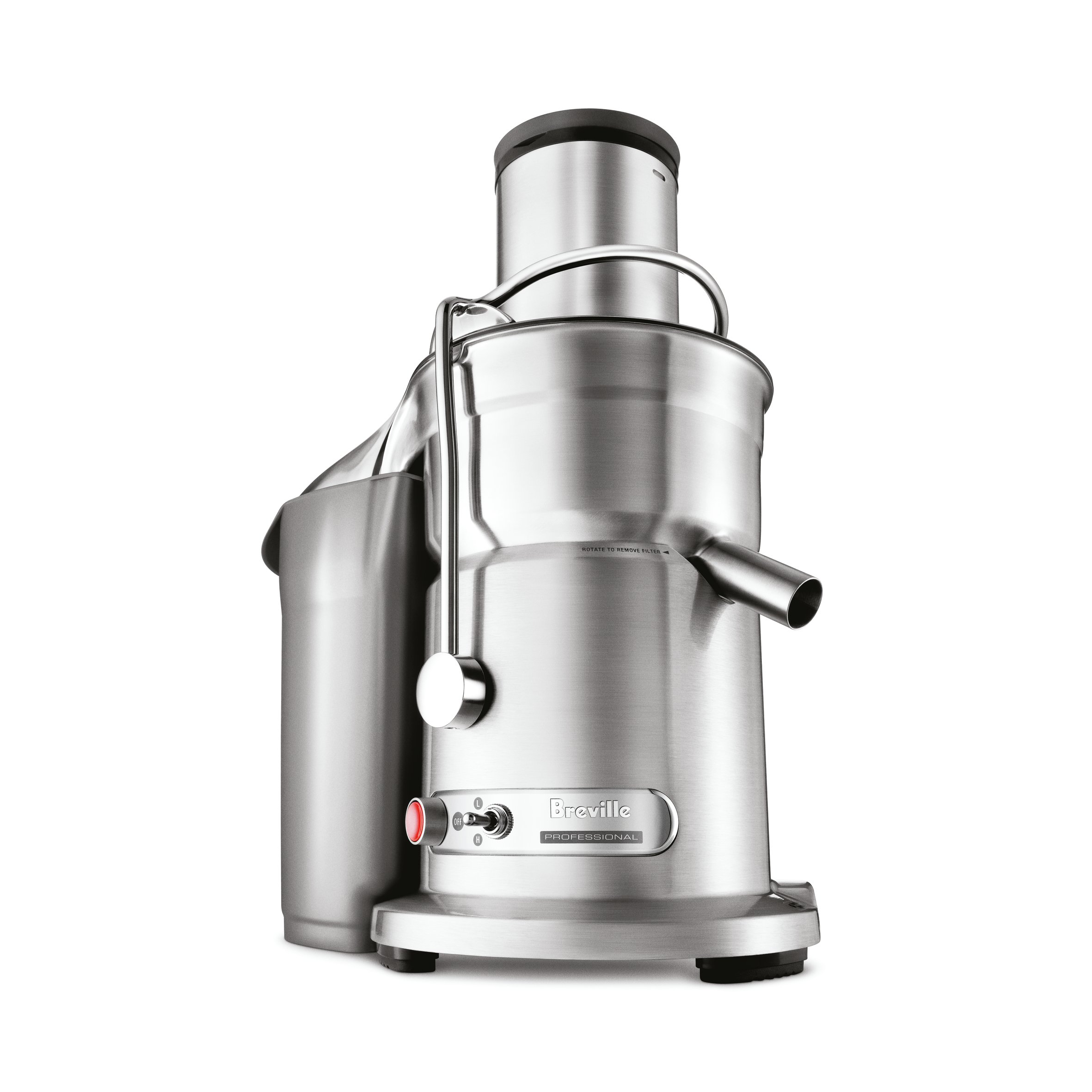 Breville Juice Fountain Elite 榨汁机，拉丝不锈钢，800JEXL