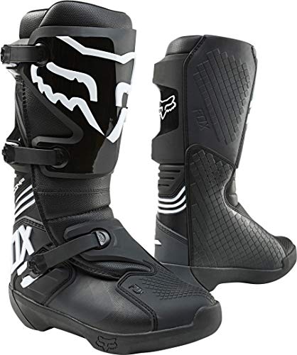 Fox Racing 男士 COMP 越野摩托车靴，黑色，14