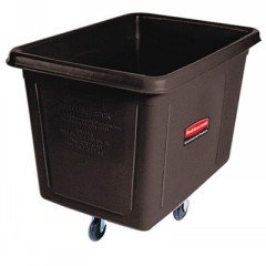 Rubbermaid RCP4616BLA - 黑色洗衣放大器；垃圾收集立方卡车，16 立方英尺