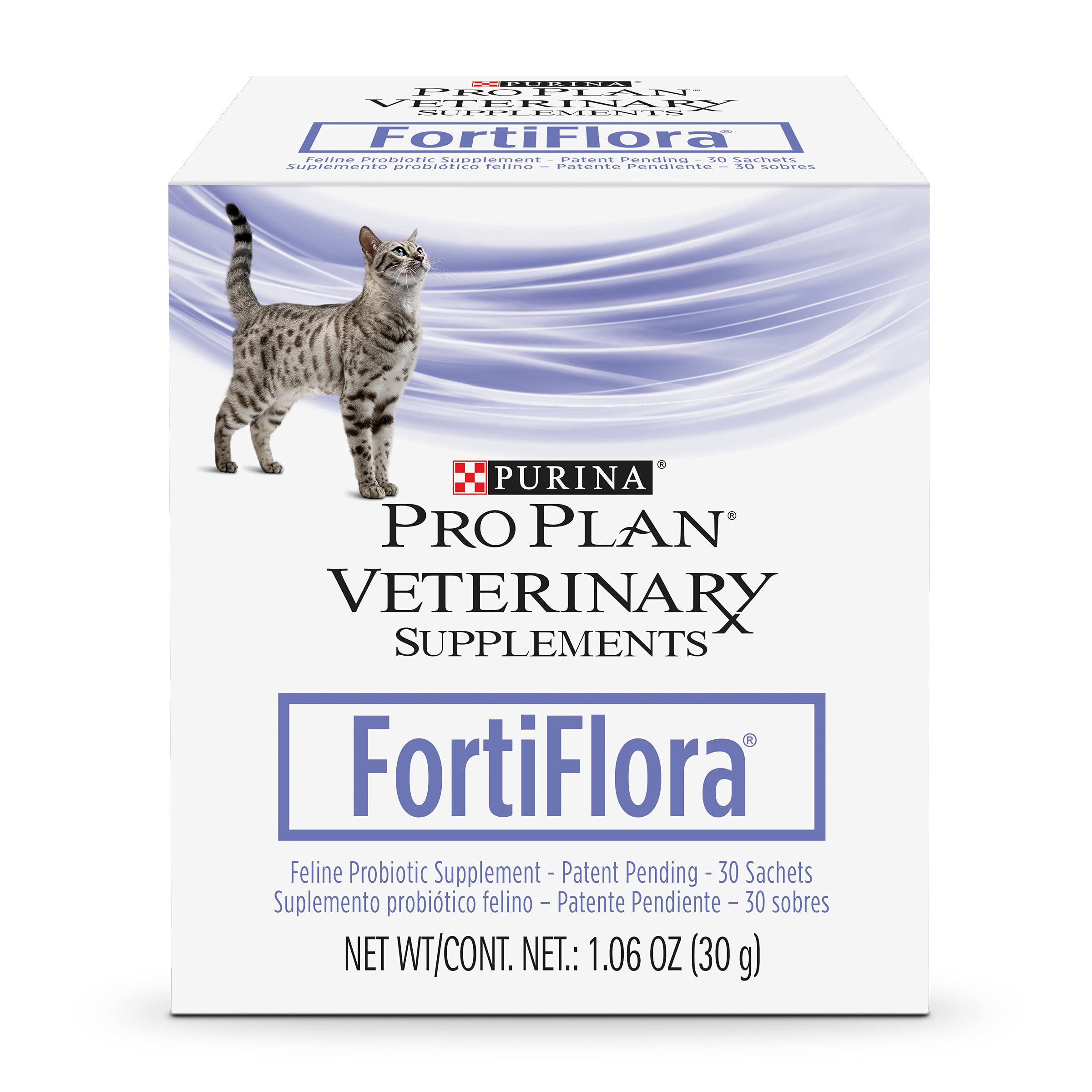 Purina Fortiflora 猫益生菌粉末补充剂，Pro Plan 兽医补充剂 益生菌猫补充剂