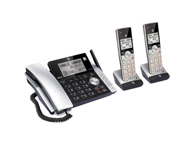 AT&T CL84215 DECT 6.0 可扩展无绳电话系统，带数字应答功能