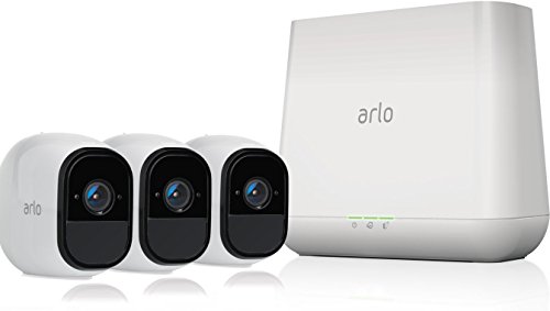  Arlo Technologies, Inc Arlo Pro-带警报器的无线家庭安全监控系统| 可充电，夜视，室内/室外，高清视频，2路音频，壁挂式| 包括云存储| 3个摄像头套件（VM...