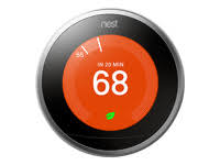 NESFH Nest Learning Thermostat第三代不锈钢，可与Amazon Alexa搭配使用...