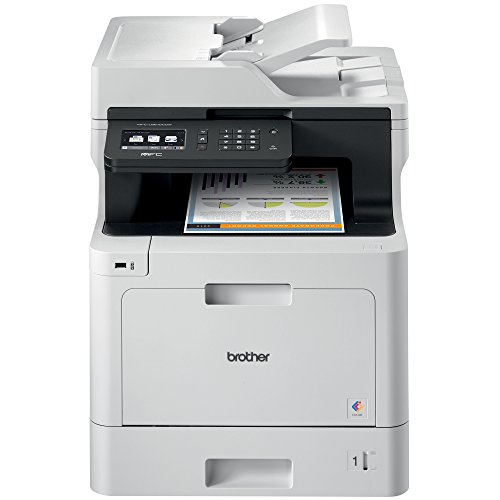 Brother 彩色激光打印机，多功能打印机，多合一打印机，MFC-L8610CDW，无线网络，自动双面打印，移动打印和扫描，Amazon Dash补货就绪