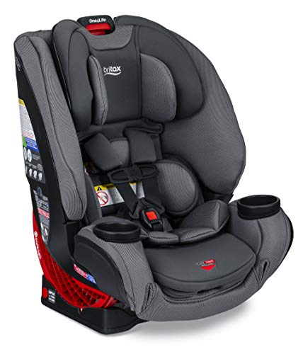 Britax One4Life ClickTight多合一汽车安全座椅-使用10年-婴儿，敞篷车，助推器-5至120磅-SafeWash织物，漂移
