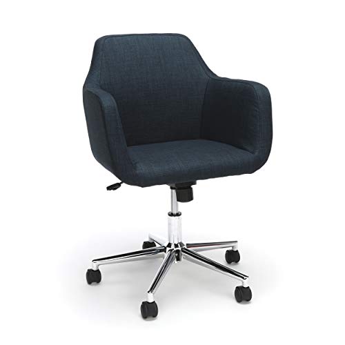 OFM Essentials 软垫家庭办公桌椅，灰色 (ESS-2085-GRY)