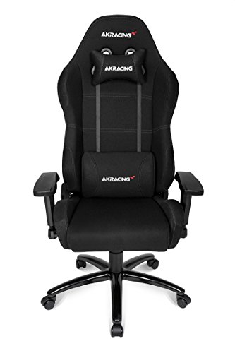 AKRacing Core 系列 EX 游戏椅，带高靠背、躺椅、旋转、倾斜、摇杆和座椅高度调节机制，5/10 ...