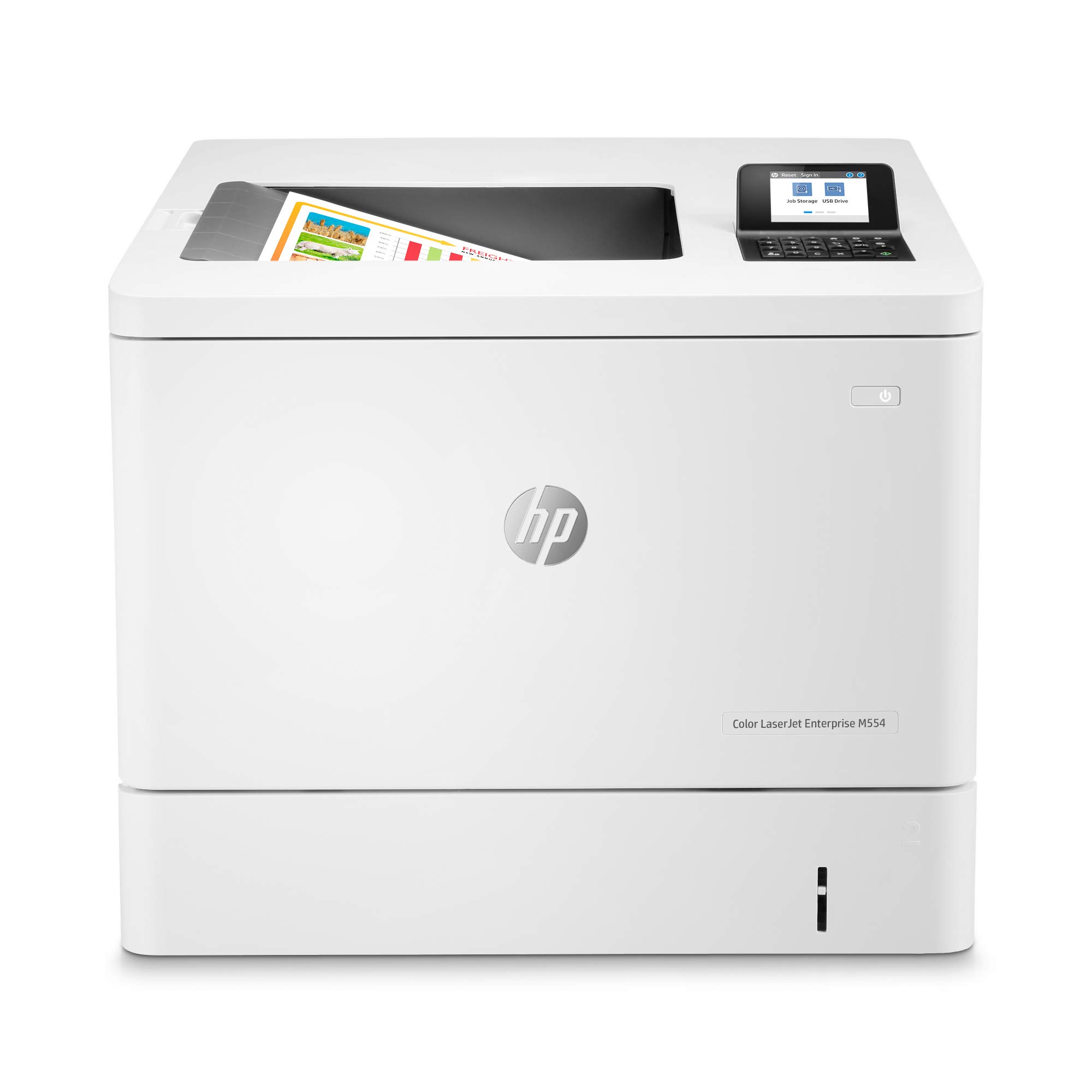 HP Color LaserJet Enterprise M554dn 双面打印机 (7ZU81A)...