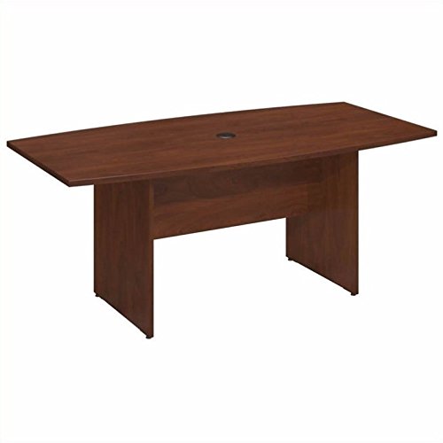 Bush Business Furniture 72W x 36D 汉森樱桃木底座船形会议桌