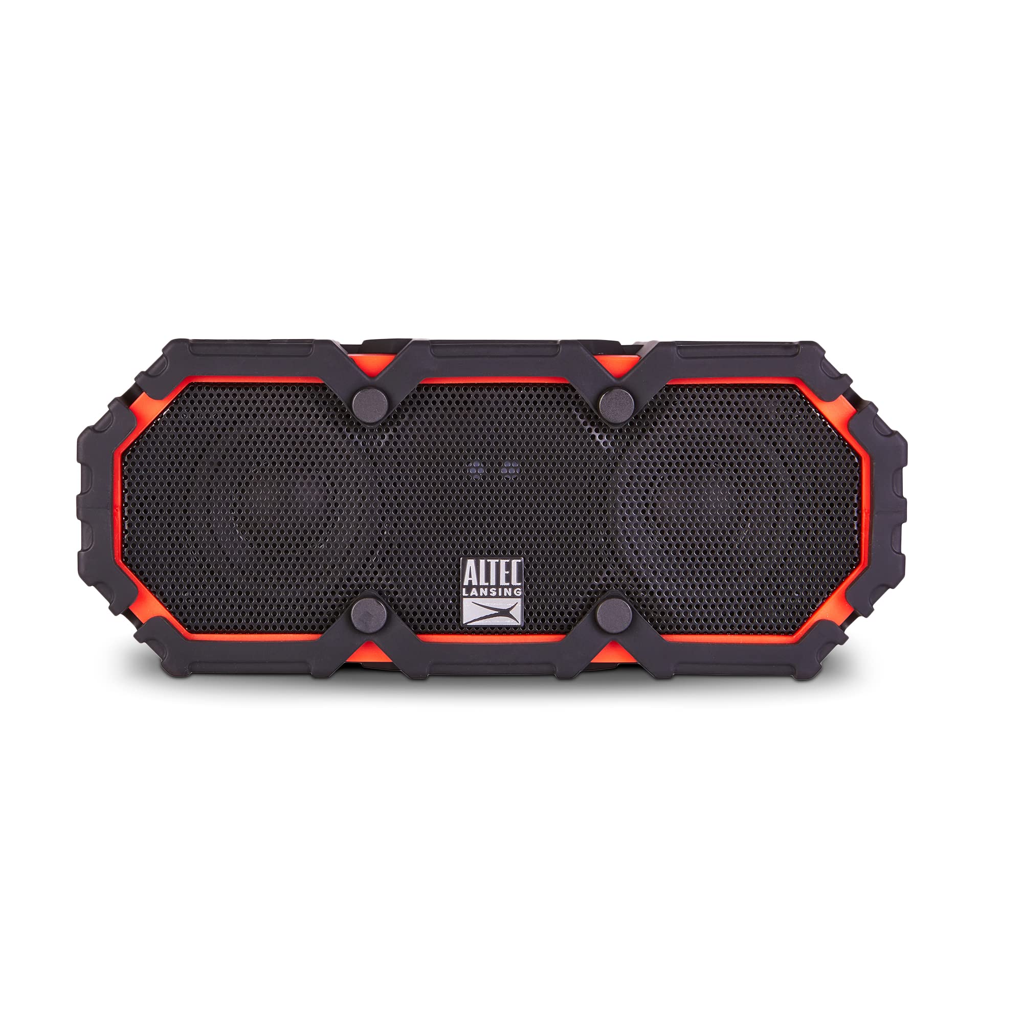 Altec Lansing LifeJacket 2 - 防水蓝牙扬声器，适合旅行和户外使用的浮动便携式扬声器，深沉的低音和响亮的声音，30 小时的播放时间