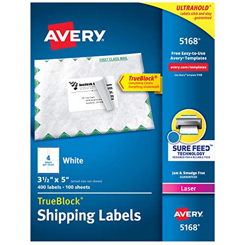 Avery 送货地址标签 - 5168