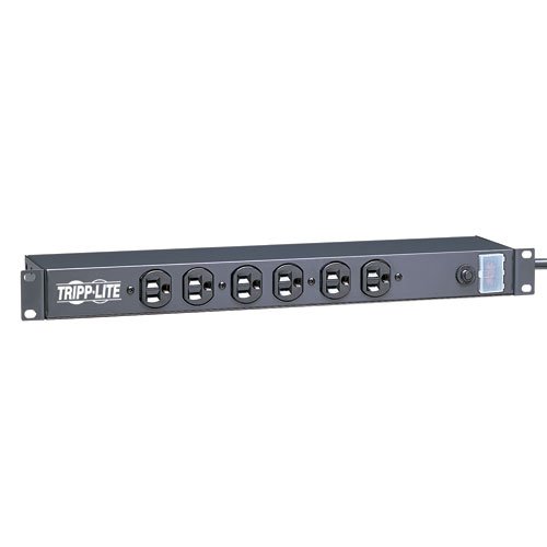 Tripp Lite 12 插座 Isobar 网络级机架式 PDU、20A 浪涌保护电源板、15 英尺电线，带 L5-20P (IBAR12-20T)