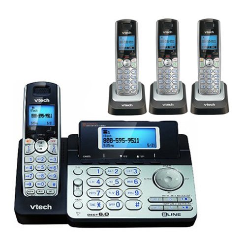 Vtech DS6151 底座和 3 个附加 DS6101 无绳电话套装