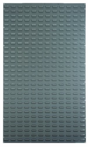 Akro-Mils 30161百叶窗式钢墙面板车库管理器，用于安装AkroBin储物箱，（36英寸宽x 61英寸高），灰色，（1件装）