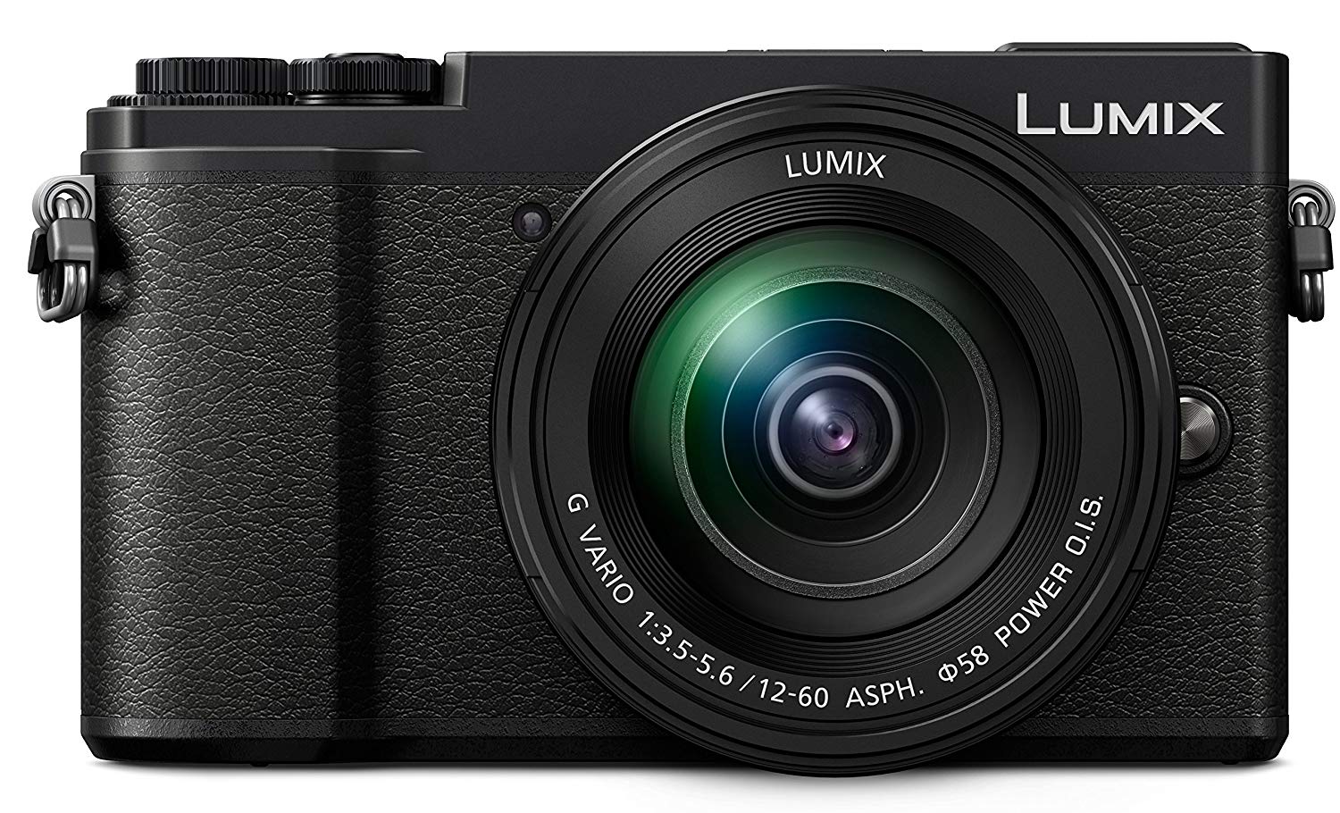 Panasonic 带12-60mm F / 3.5-5.6镜头的LUMIX GX9无反光镜相机（黑色）