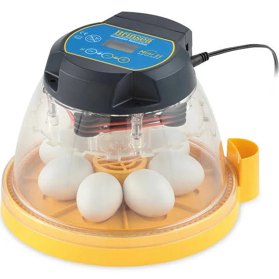 Brinsea Mini II Advance 自动 7 蛋孵化器，黄色