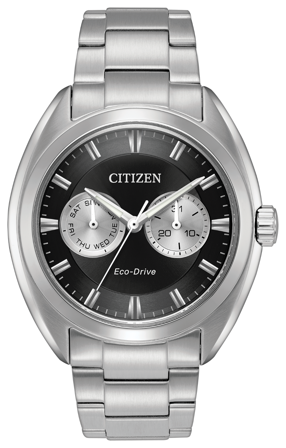 Citizen 公民生态驱动器Paradex不锈钢男士手表
