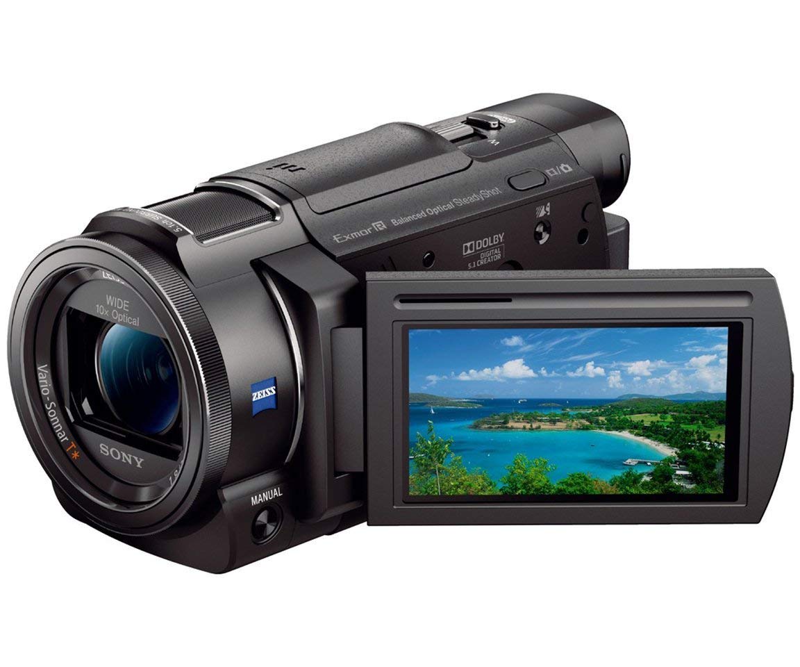 Sony 索尼 Handycam FDR-AX33 18.9 MP 超高清摄像机 - 4K - 黑色