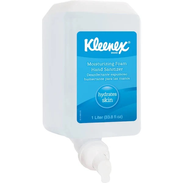 Kleenex 洗手液 - 泡沫 - 筒 - 0.3 加仑 - 保湿剂 - 抗菌 - 透明（6 件装）...