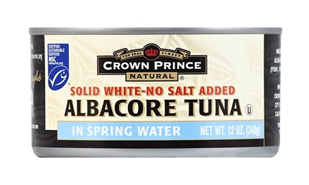 Crown Prince 天然长鳍金枪鱼，纯白色-12盎司罐头