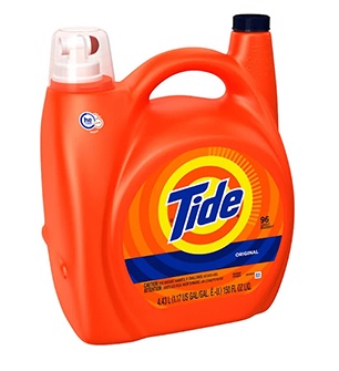 Tide 原味HE Turbo清洁洗衣液，150盎司，96装