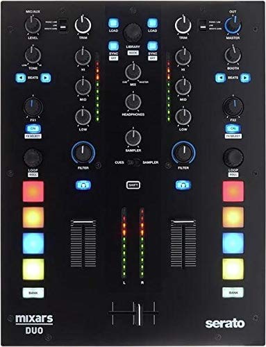Mixars 用于Serato的 DUO MKII专业DJ混音器